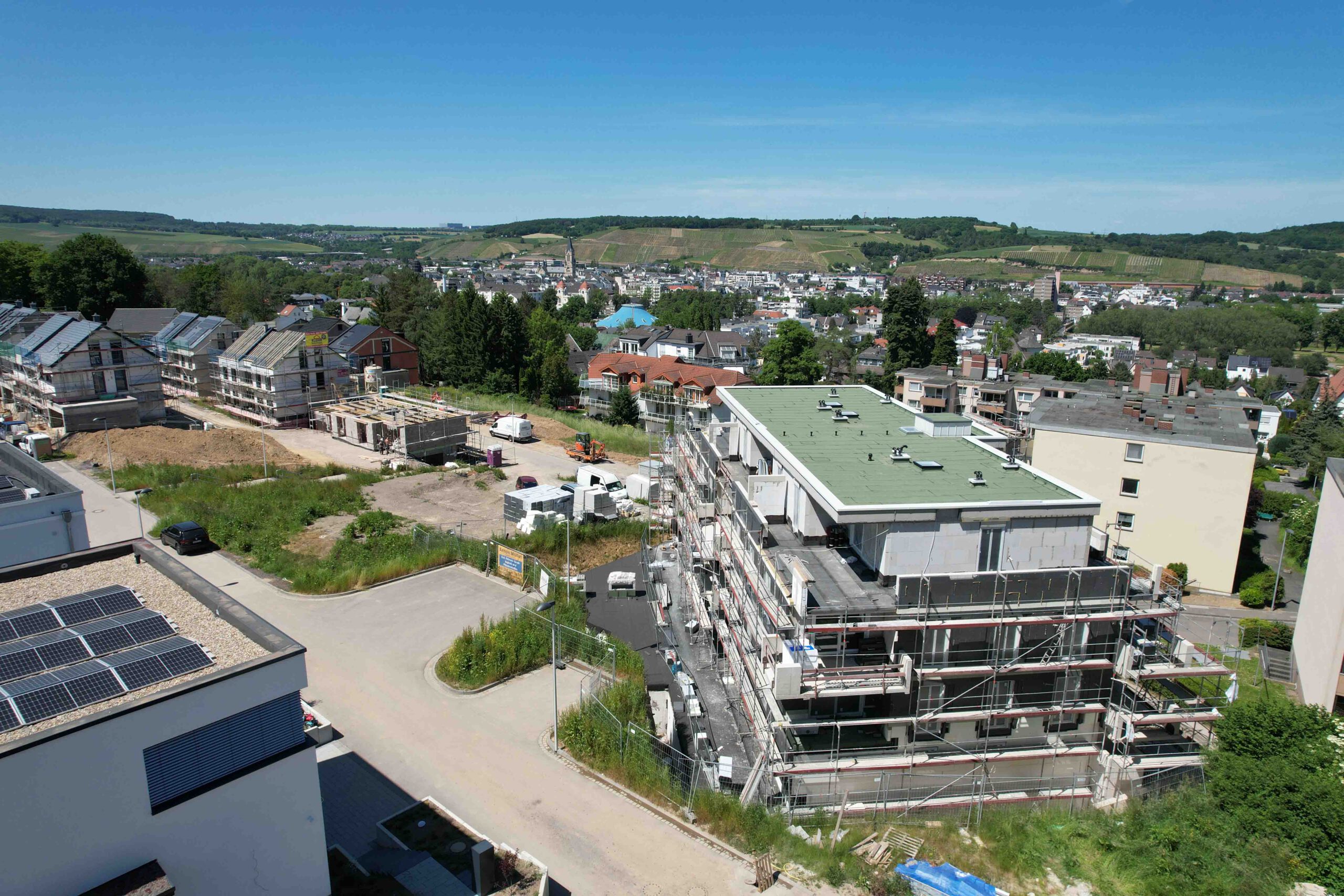 Aussicht Rohbau Nachtigallenschlag