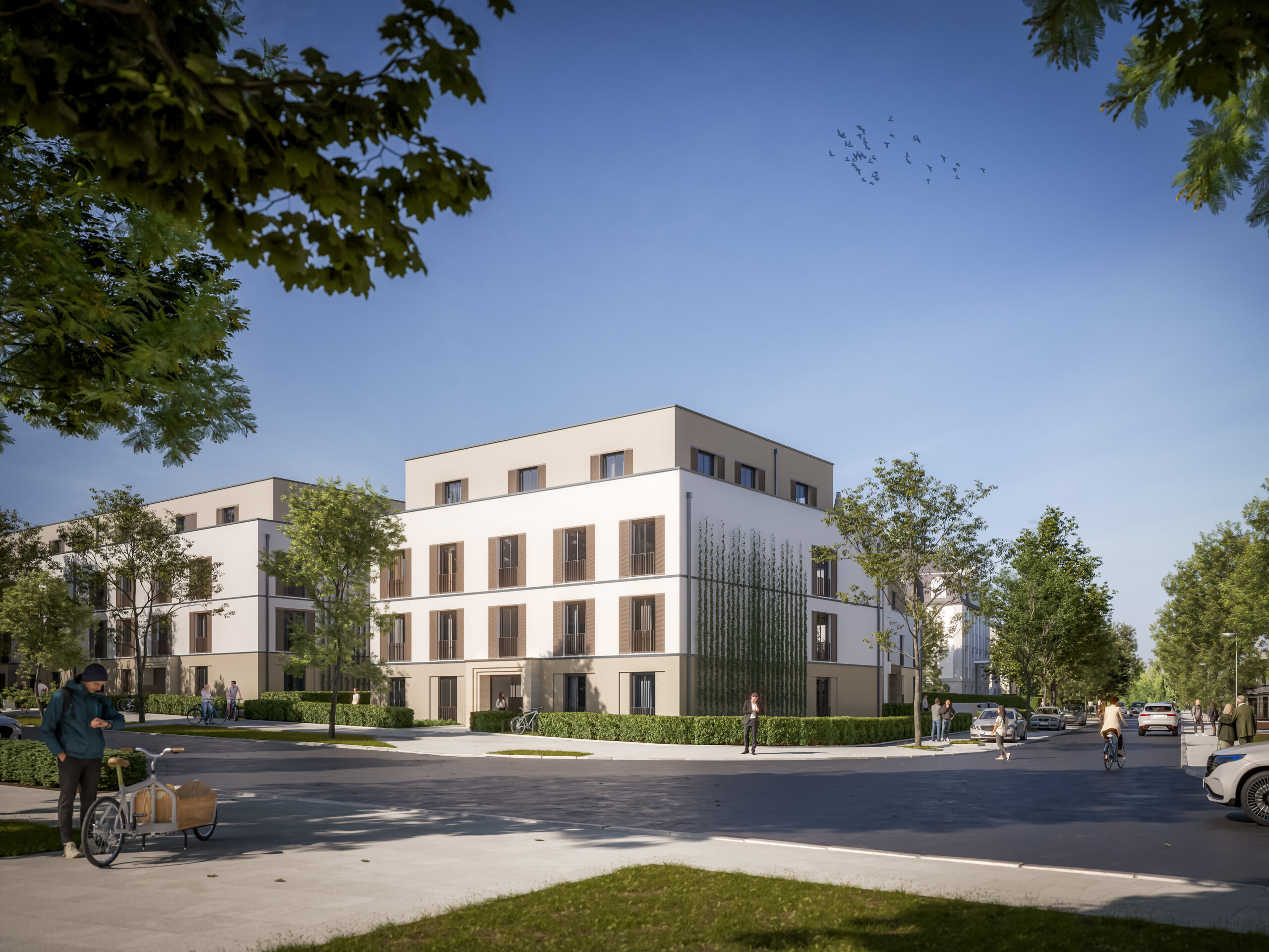 Kaisergärten Brühl Perspektive