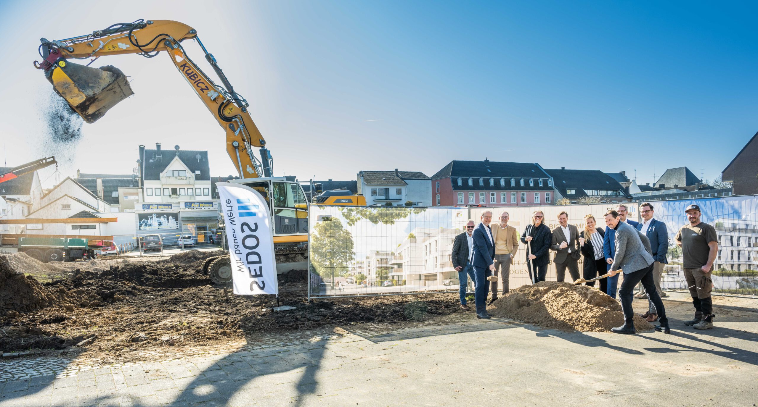 Spatenstich_Quartett an den Bögen-Bergheim